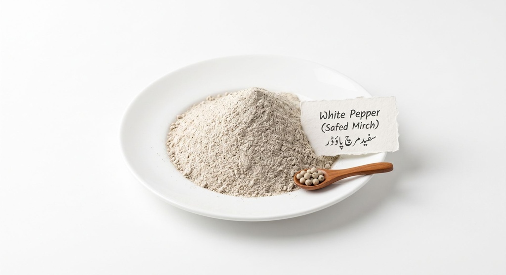 White Pepper (Dakhni Safed Mirch Sabot)
