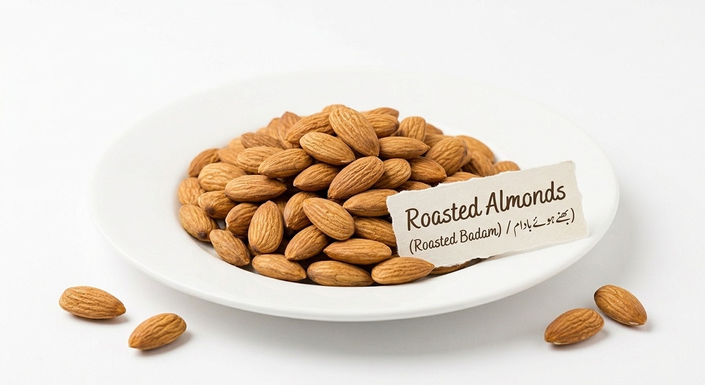 Roasted Almonds (Roasted Badam) (100g)